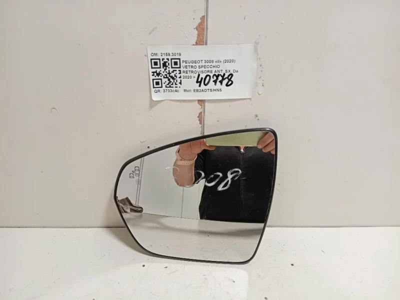 Vetro Specchio Retrovisore ANT SX 21593019 Peugeot 3008 II 2020