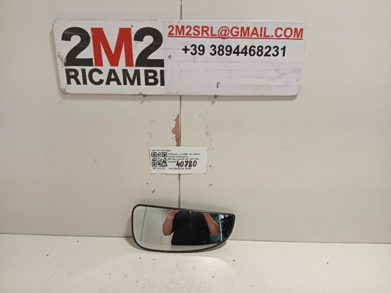 Vetro Specchio Retrovisore INF ANT DX 01706231200 Citroen Jumper III 2014