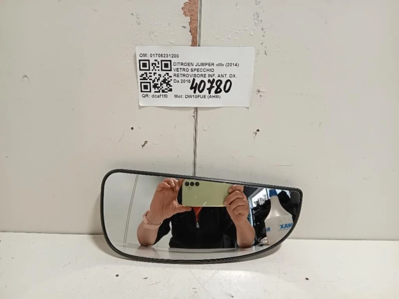 Vetro Specchio Retrovisore INF ANT DX 01706231200 Citroen Jumper III 2014