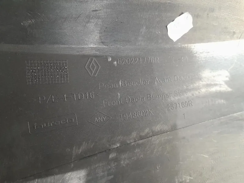Paraurti ANT PREZZO SENZA ACCESSORI 620221776R Dacia Duster II 2018