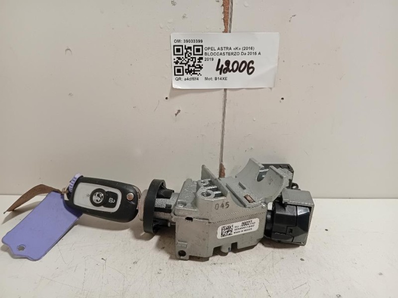 Bloccasterzo 39033399 Opel Astra K 2016
