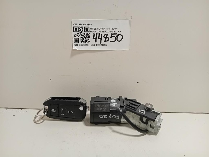 Bloccasterzo 9664486680 Opel Corsa F 2019
