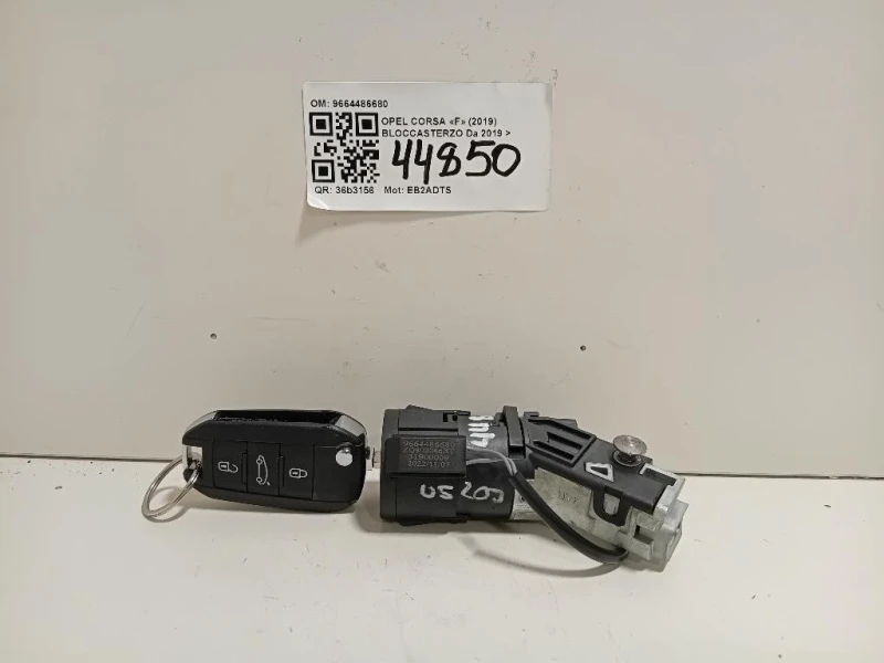 Bloccasterzo 9664486680 Opel Corsa F 2019
