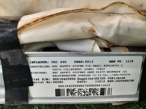 Air-bag A Tendina DX 52059178 Lancia Ypsilon III 2011