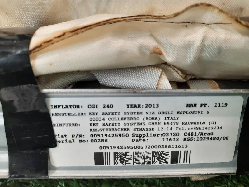 Air-bag A Tendina DX 52059178 Lancia Ypsilon III 2011