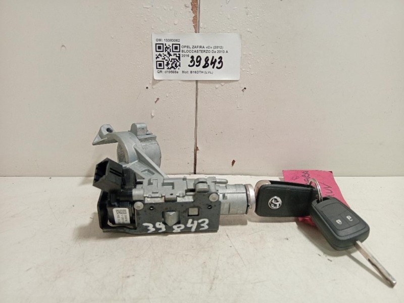 Bloccasterzo 13383062 Opel Zafira C 2012