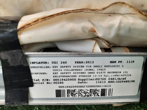 Air-bag A Tendina DX 52059178 Lancia Ypsilon III 2011