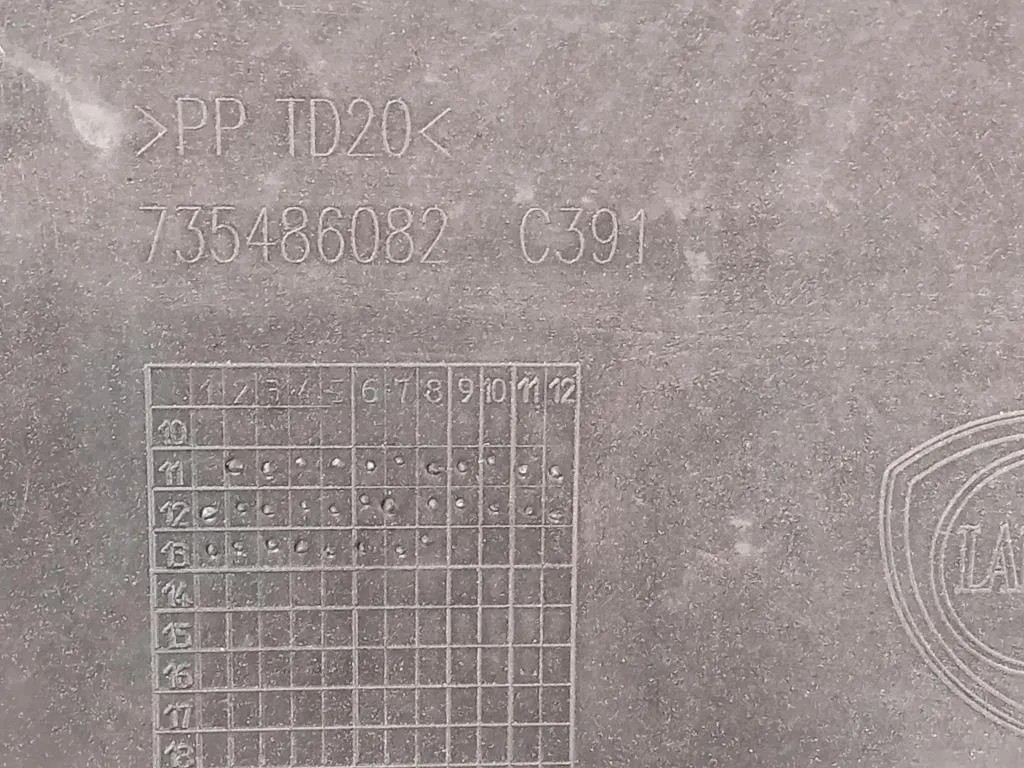 Paraurti ANT 735486082 Lancia Ypsilon III 2011