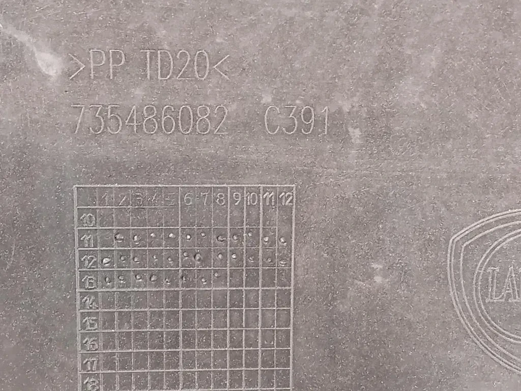 Paraurti ANT 735486082 Lancia Ypsilon III 2011