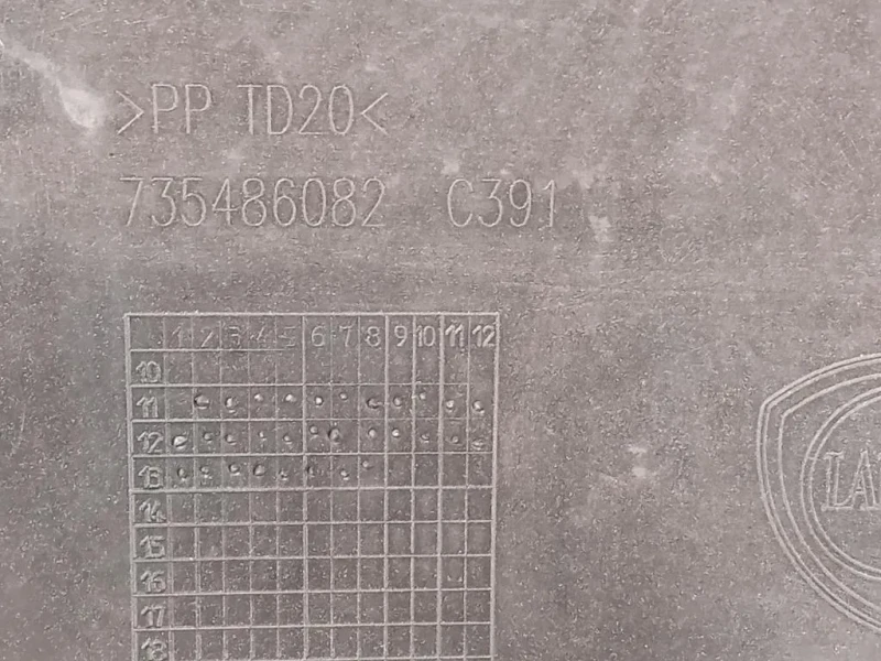 Paraurti ANT 735486082 Lancia Ypsilon III 2011