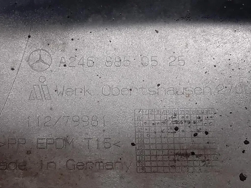 Paraurti ANT A2468850525 Mercedes Classe B W246 2012