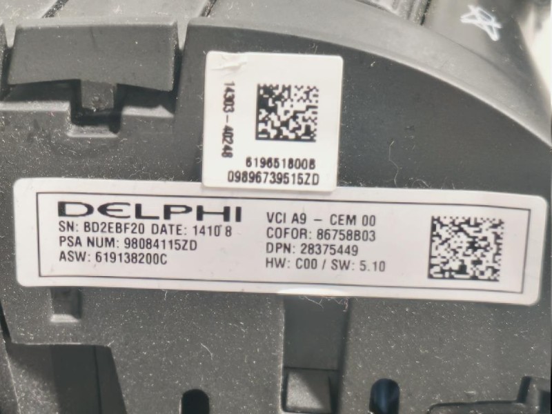 Volante 86758B03 Peugeot 2008 I 2013