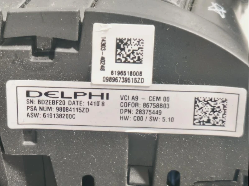 Volante 86758B03 Peugeot 2008 I 2013