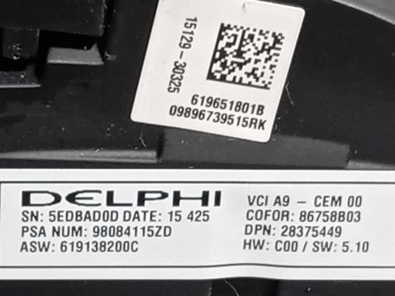 Volante 98084115ZD Peugeot 2008 I 2016