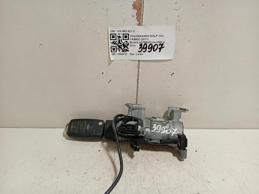 Bloccasterzo 1K0953527C VW GOLF AUDI SEAT Volkswagen GOLF VI Cabrio 2011