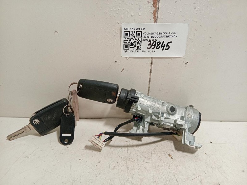 Bloccasterzo 1K0 905 851 Volkswagen GOLF VI 2009
