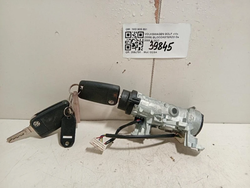 Bloccasterzo 1K0 905 851 Volkswagen GOLF VI 2009
