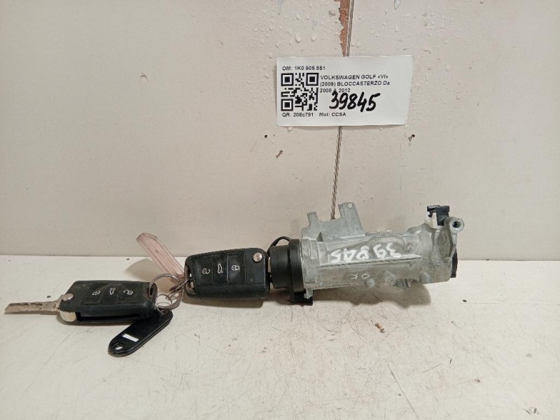 Bloccasterzo 1K0 905 851 Volkswagen GOLF VI 2009