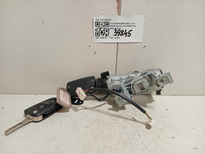Bloccasterzo 1K0 905 851 Volkswagen GOLF VI 2009