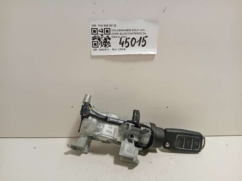 Bloccasterzo 1K0 905 851 B Volkswagen GOLF VI 2009