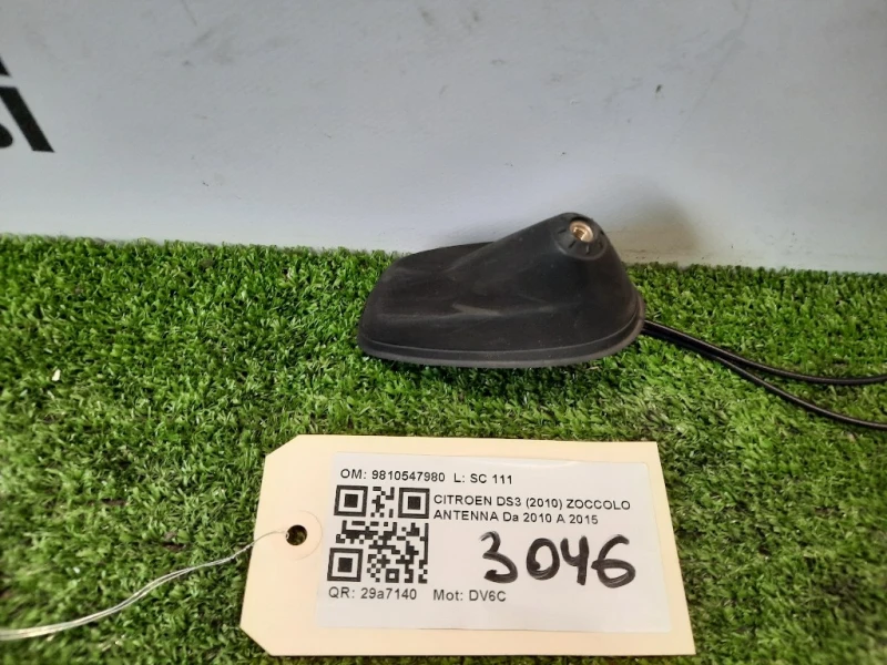 Zoccolo Antenna 9810547980 Citroen DS3 2010