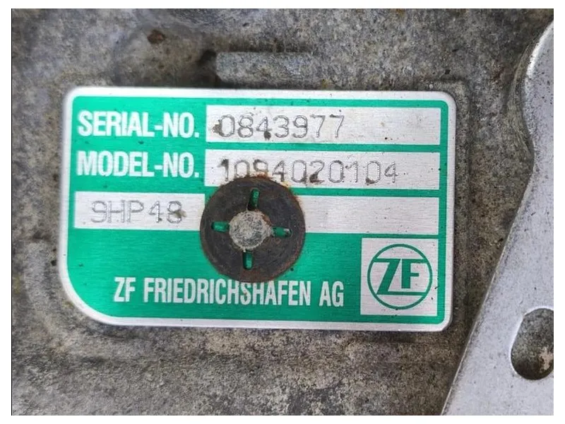 Cambio 1094020104 9HP48 VARIABILE MARCE AUTOMATICO Jaguar E-pace 2017