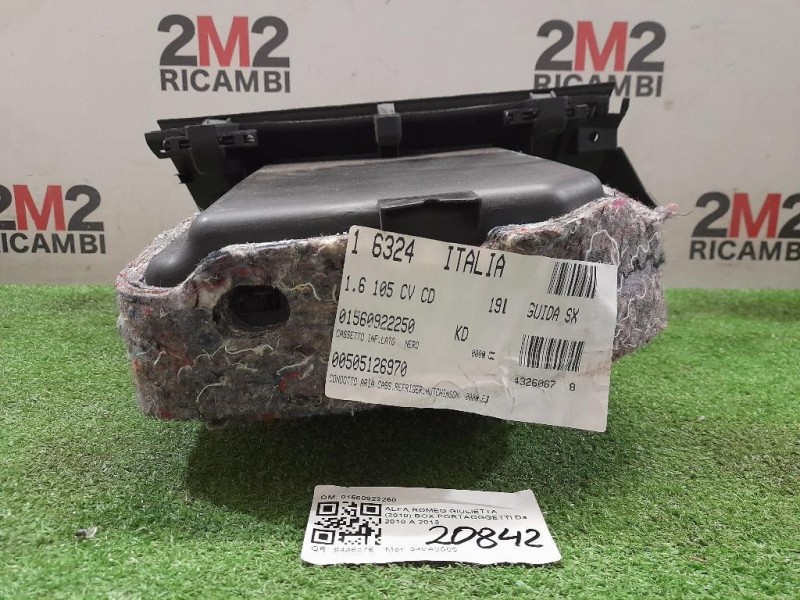 BOX Portaoggetti 01560922250 Alfa Romeo Giulietta 2010