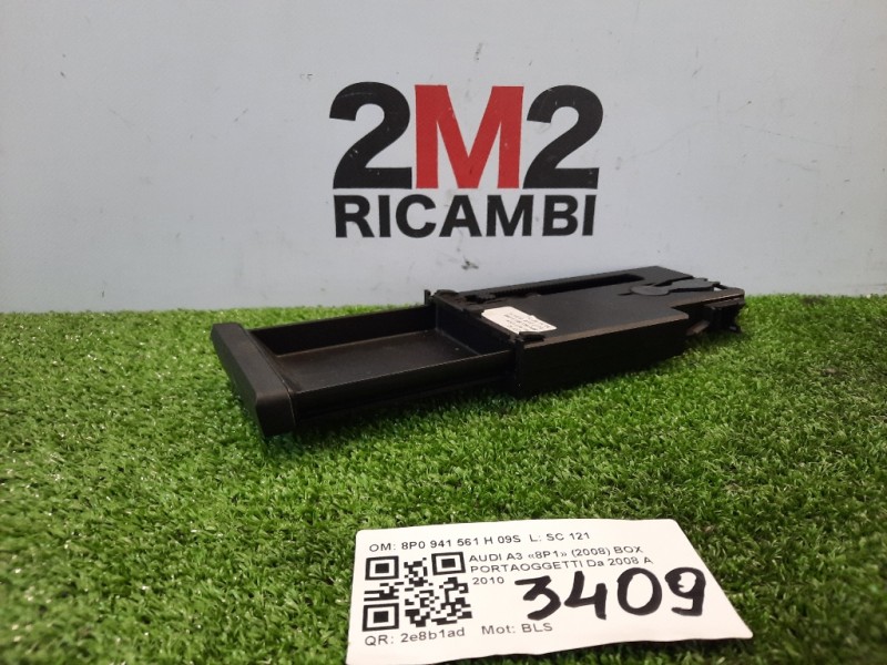 BOX Portaoggetti 8P0 941 561 H 09S Audi A3 8P1 2008