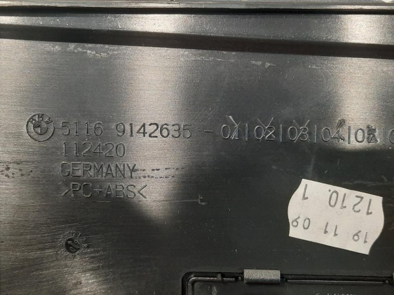 BOX Portaoggetti 5116 9142635 Bmw Serie 5 F07 GT 2010