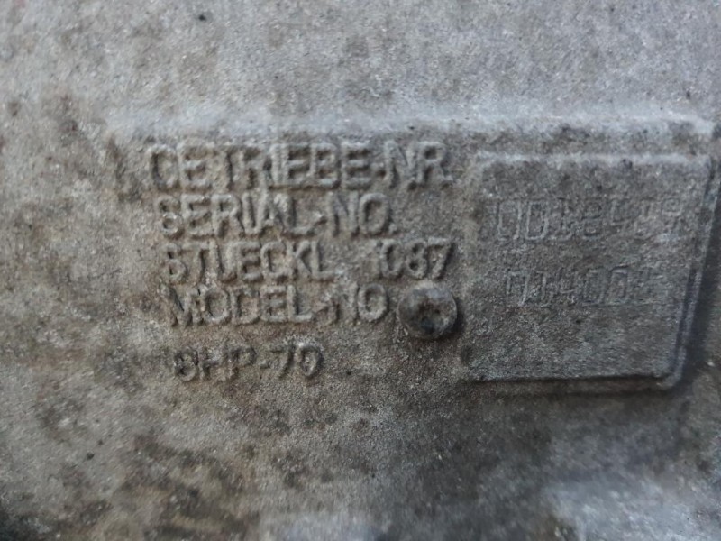 Cambio C2Z30731 8 MARCE AUTOMATICO Jaguar XF I 2011