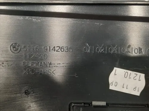 BOX Portaoggetti 5116 9142635 Bmw Serie 5 F07 GT 2010