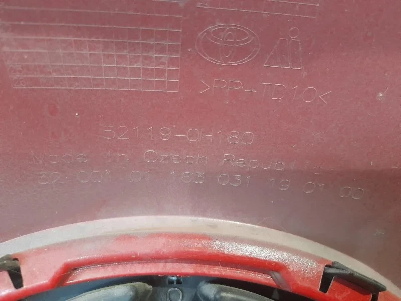 Paraurti ANT 521190H180 Toyota AYGO II 2018