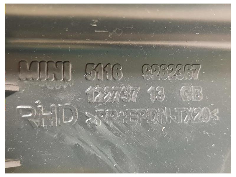 BOX Portaoggetti 51169262362 Mini MINI ONE F55 2014