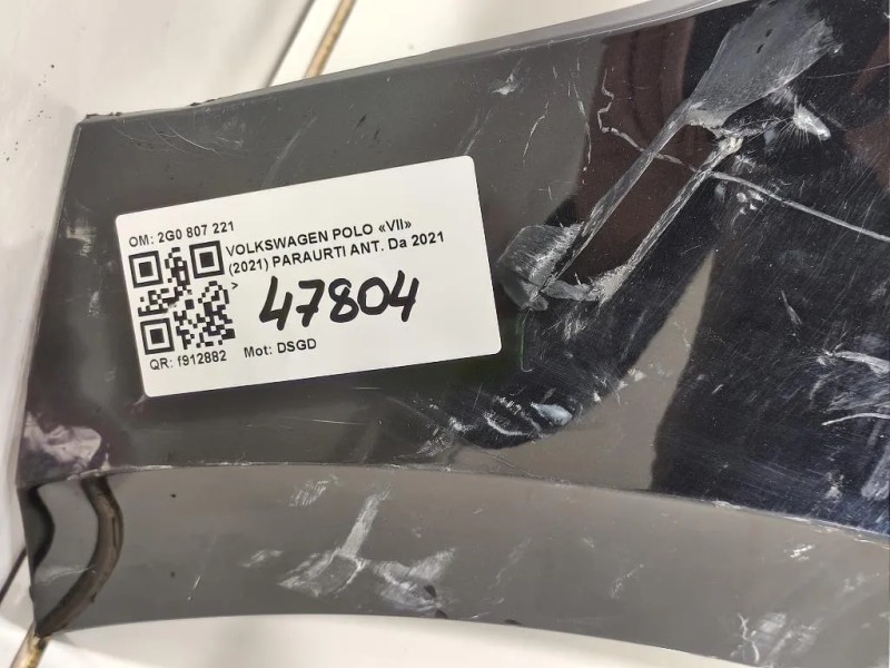 Paraurti ANT 2G0 807 221 Volkswagen POLO VII 2021