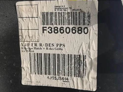 Paraurti ANT PARAURTI ANTERIORE ORIGINALE VOLVO V40 Volvo V40 II 2012