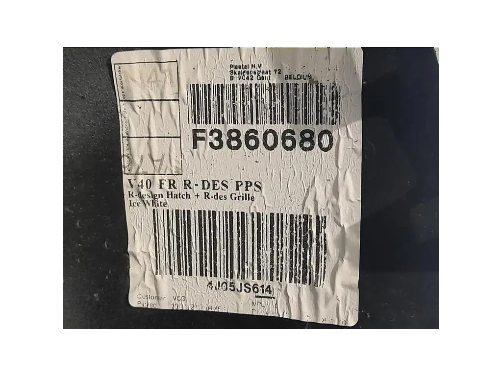 Paraurti ANT PARAURTI ANTERIORE ORIGINALE VOLVO V40 Volvo V40 II 2012