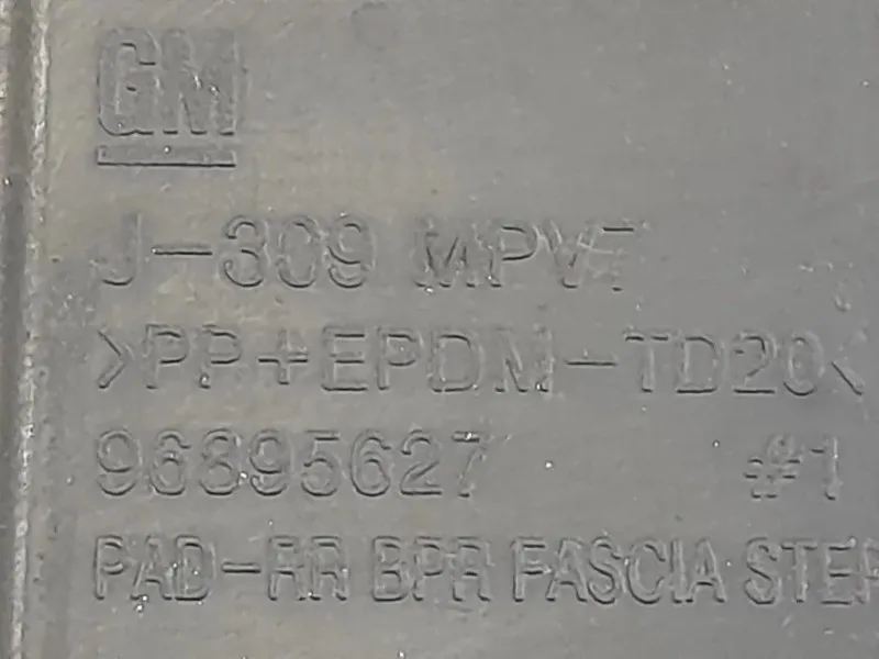 Paraurti Centrale POST Chevrolet Orlando 2011