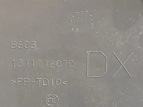 Paraurti Centrale POST DX 1311712070 Citroen Jumper III 2014