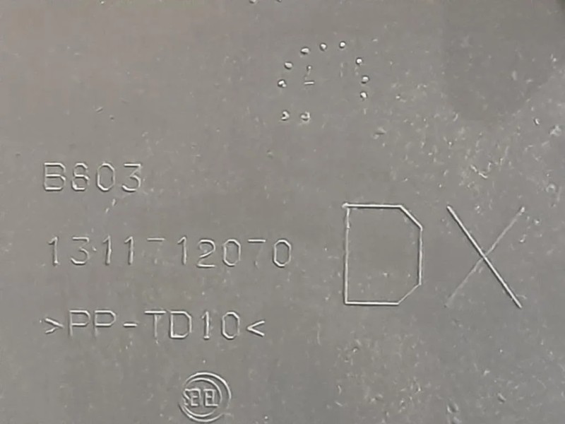 Paraurti Centrale POST DX 1311712070 Citroen Jumper III 2014