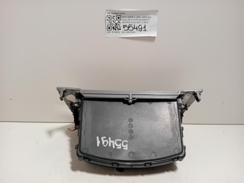 BOX Portaoggetti Centrale 514569139391 Bmw Serie 5 E60 Berlina 2004