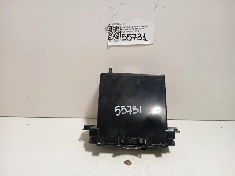BOX Portaoggetti Centrale 76553M-34001 Ssangyong Korando III 2011