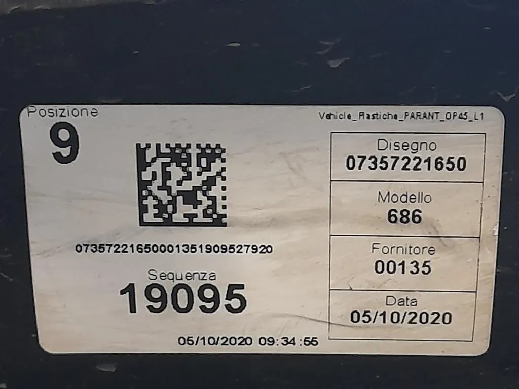 Paraurti INF ANT 00521579540 Jeep Compass III 2021