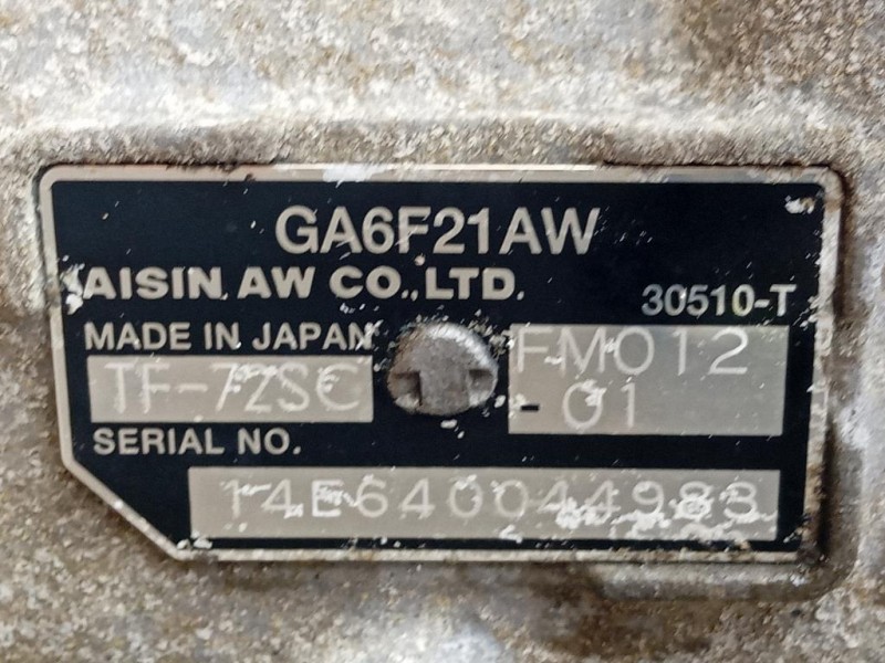 Cambio GA6F21AW 6 MARCE AUTOMATICO Mini MINI Cooper F55 2014