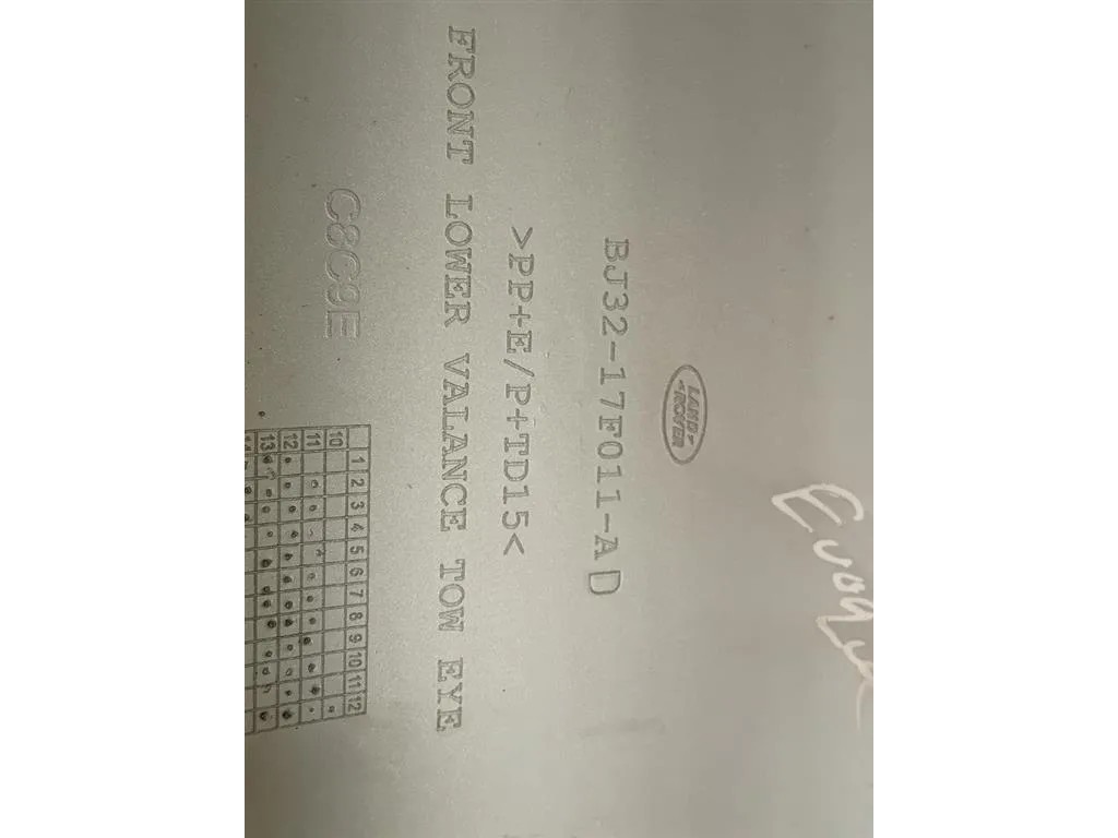 Paraurti INF ANT BJ32-17F011-A Land Rover Range Rover Evoque I 2011