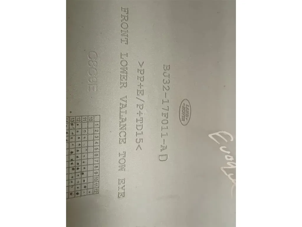 Paraurti INF ANT BJ32-17F011-A Land Rover Range Rover Evoque I 2011