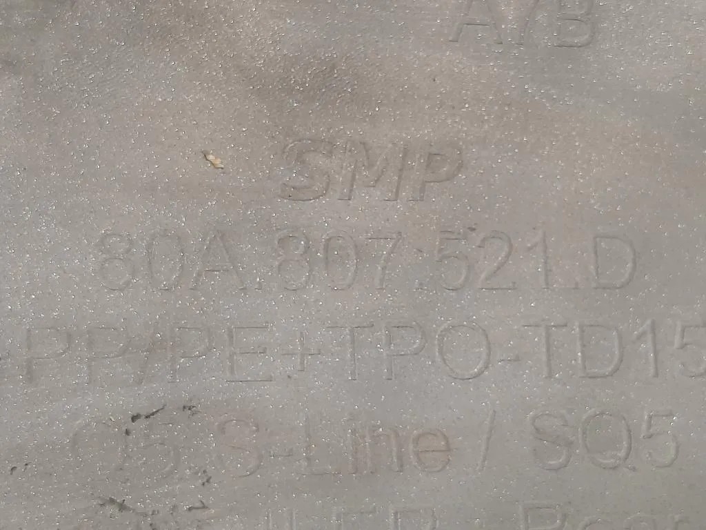 Paraurti INF POST 80A 807 521 D Audi Q5 8RB 2009