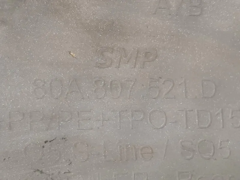 Paraurti INF POST 80A 807 521 D Audi Q5 8RB 2009