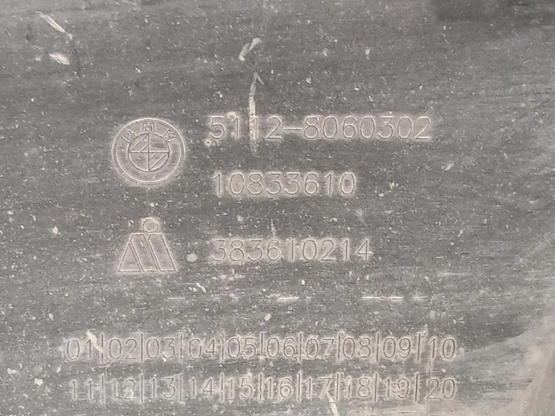 Paraurti INF POST 5112-8060302 Bmw Serie 1 F20 Berlina 2012