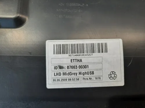 BOX Portaoggetti Completo Ford Mondeo IV 2007