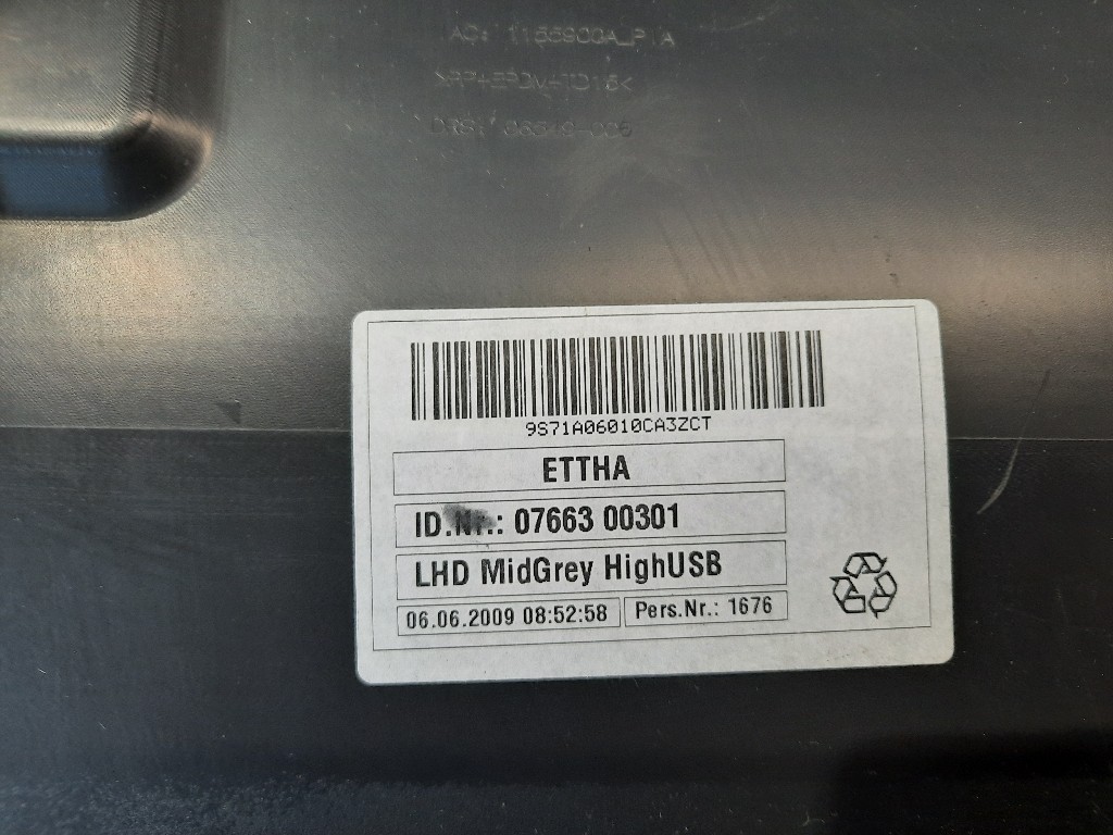 BOX Portaoggetti Completo Ford Mondeo IV 2007